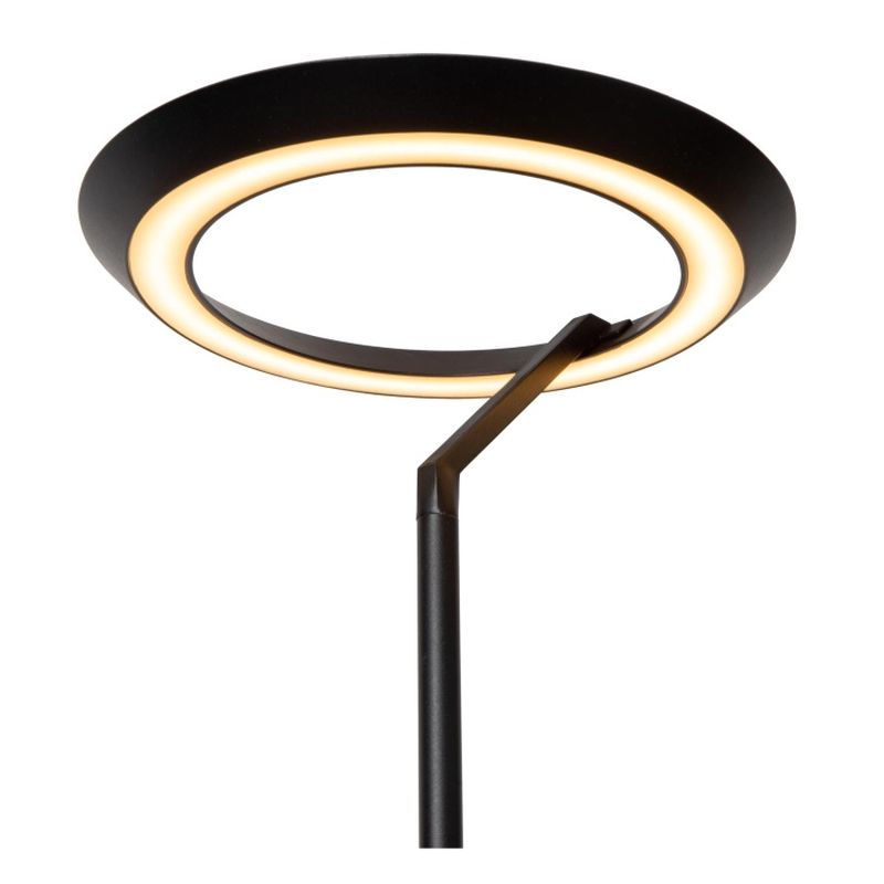 Lucide CELESTE - Stojacia lampa - Ø 28 cm - LED Rozm. - 1x24W 2700K - Čierna